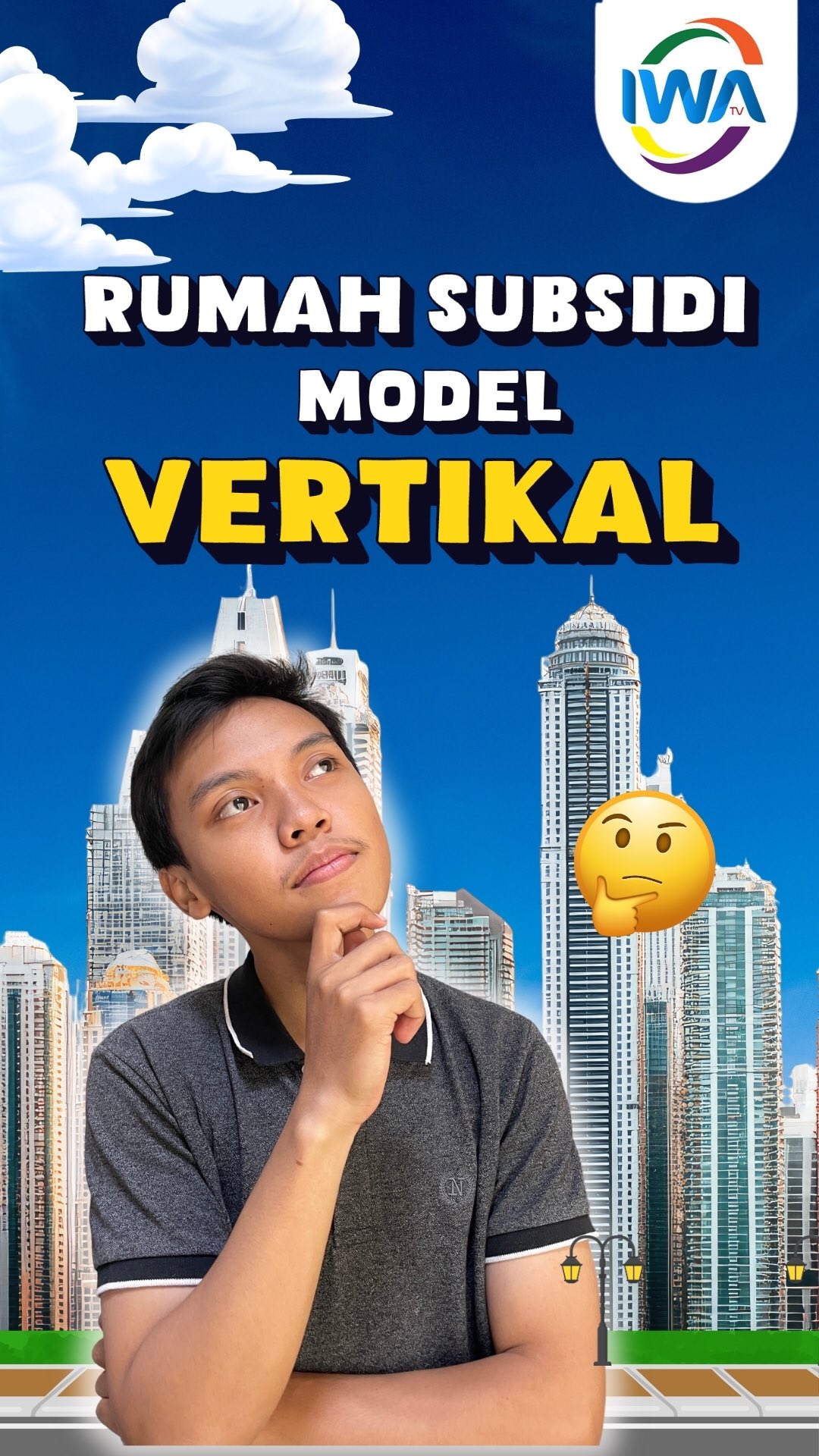 Rumah Subsidi Model Vertikal!