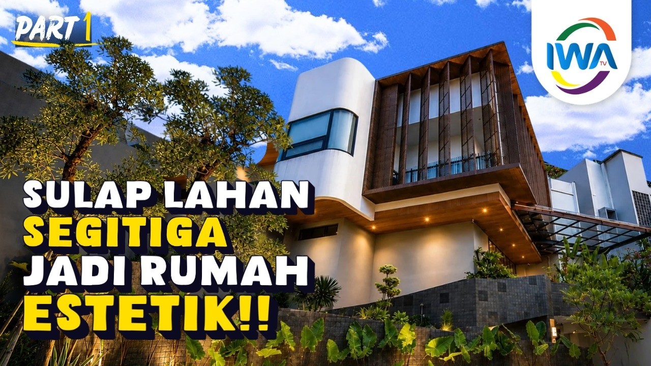 Lahan Segitiga Jadi Rumah Biophilic Sekece Ini?!