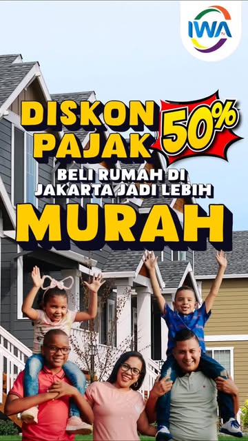 Diskon Pajak 50%!? Beli Rumah jadi Murah !