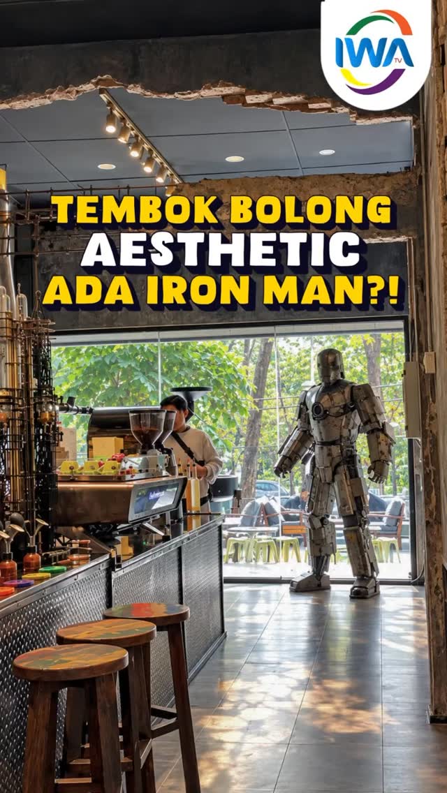 Tembok Bolong Aesthetic ada Iron Man!?