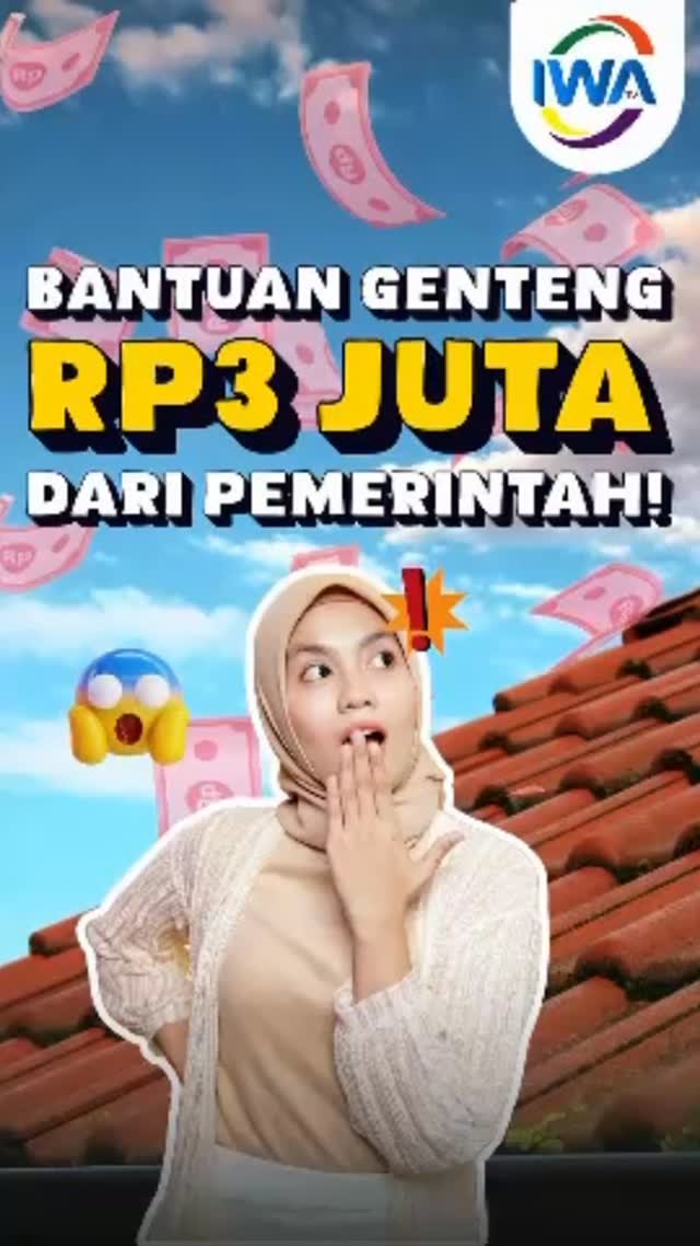 Bantuan Genteng 3 Juta dari Pemerintah!?