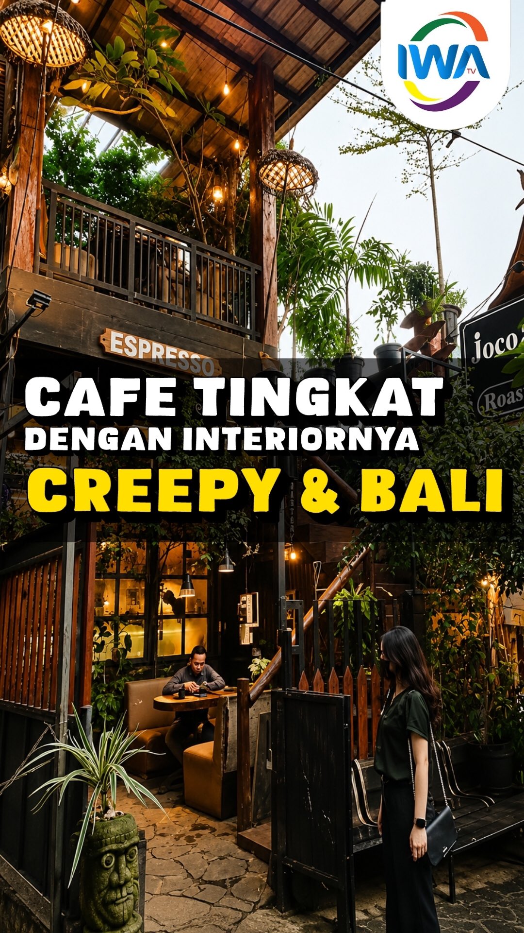 Cafe Tingkat dengan Interior Creepy!