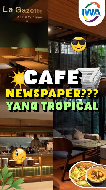Cafe Newspaper?? yang Tropical!