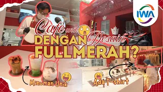 Menjelajah Maleena Coffee Roasters!! Desain Serba Merah Ikonik??