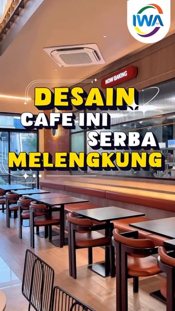 Desain Cafe ini Serba Melengkung