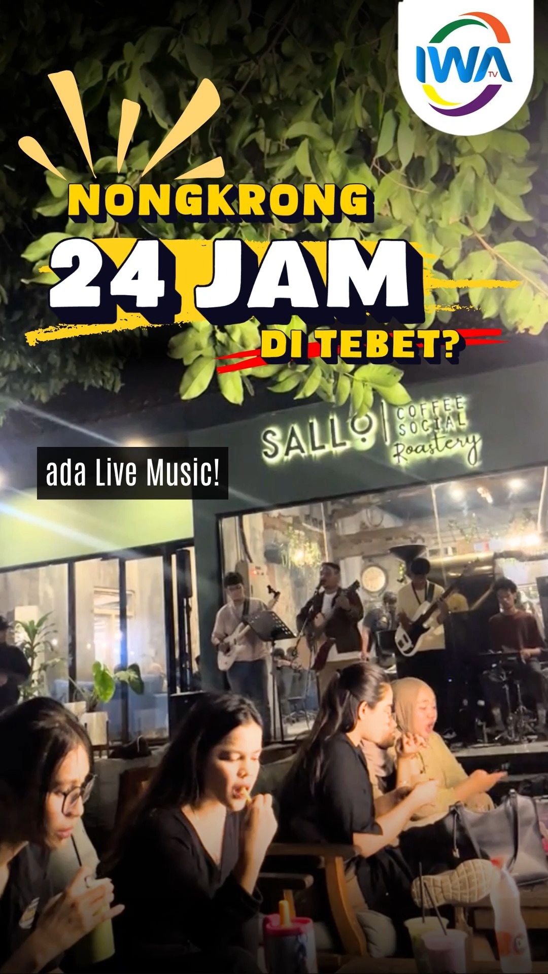 Tempat Nongkrong 24 Jam Paling Hits di Tebet, ada Live Music-nya juga Lho!