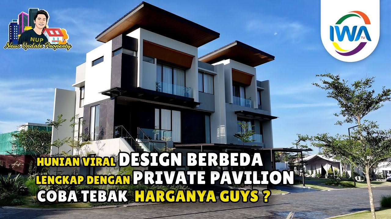 Hunian Viral Fasilitas Mewah dengan Pavilion dan Lift 3 Lantai, Coba tebak harganya guys?