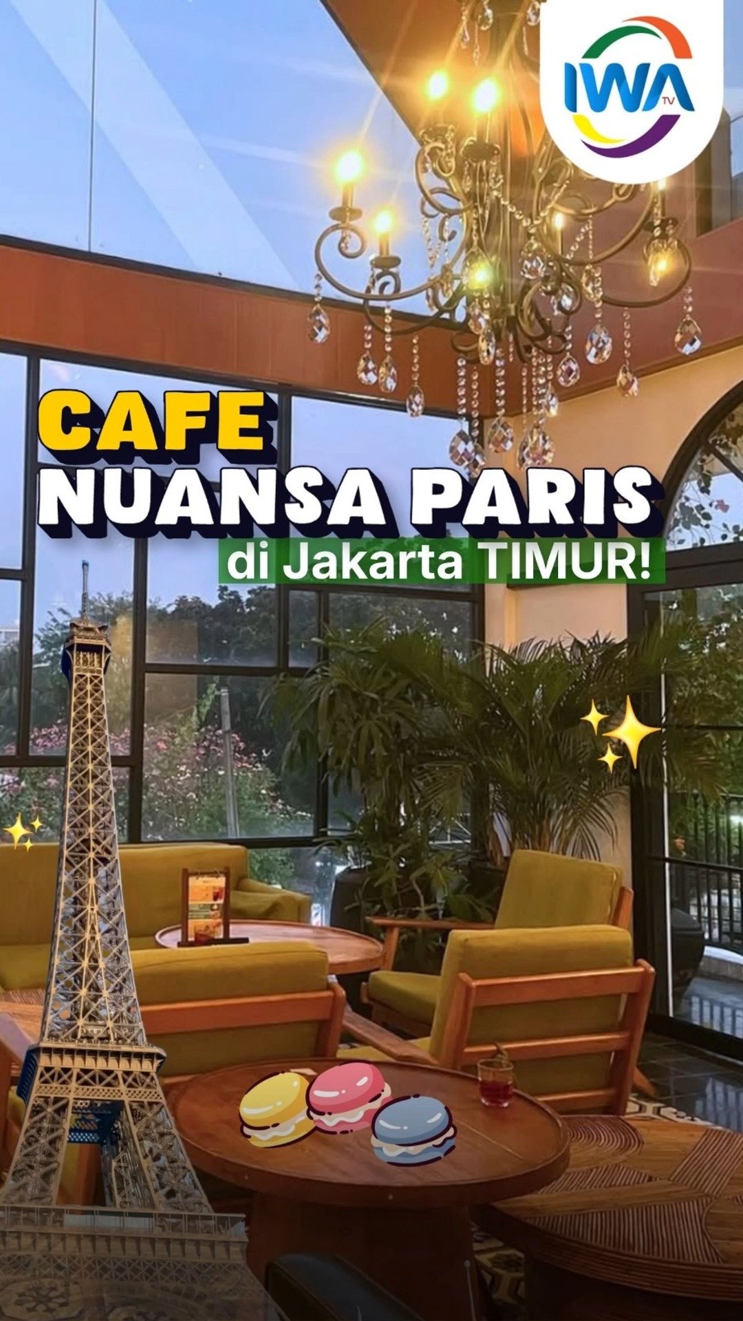 Cafe Aesthetic Ala Paris: Seatap Tea & Sky